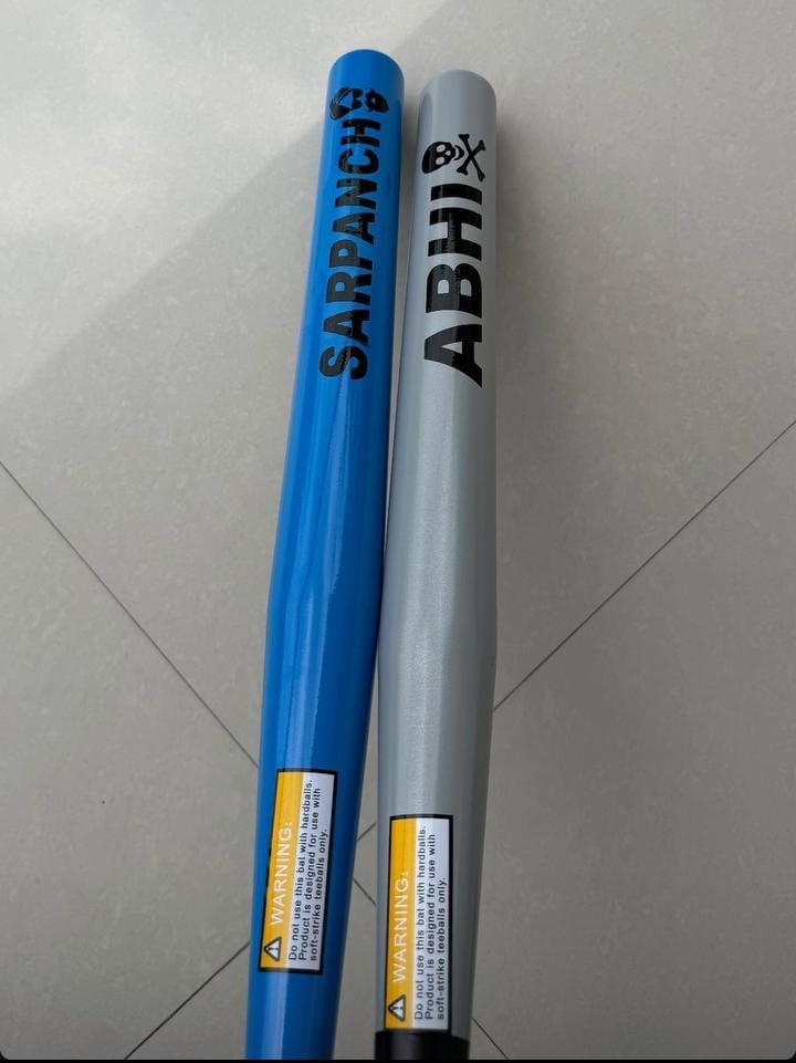 CUSTOMISE BASE BALL BAT PURE METAL WITH WEIGHT OF 1300 GRAM
